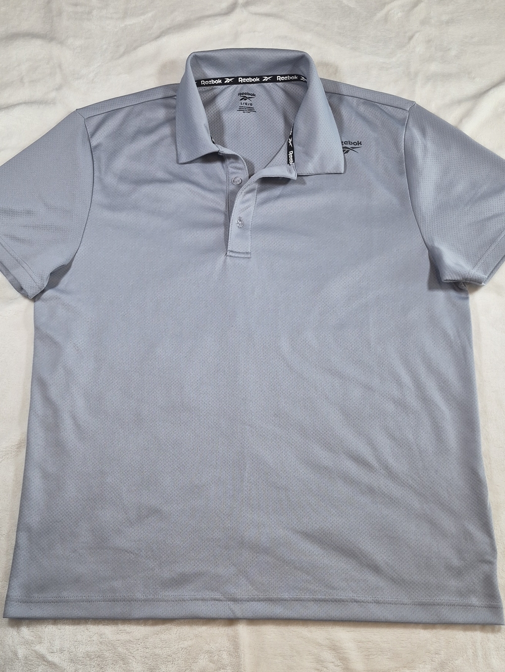 Reebok Men’s Light Gray Performance Polo